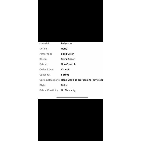 Black Long lace boho kimono/cover-up / whatever you want.pit to pit 22” aprox - Picture 7 of 8